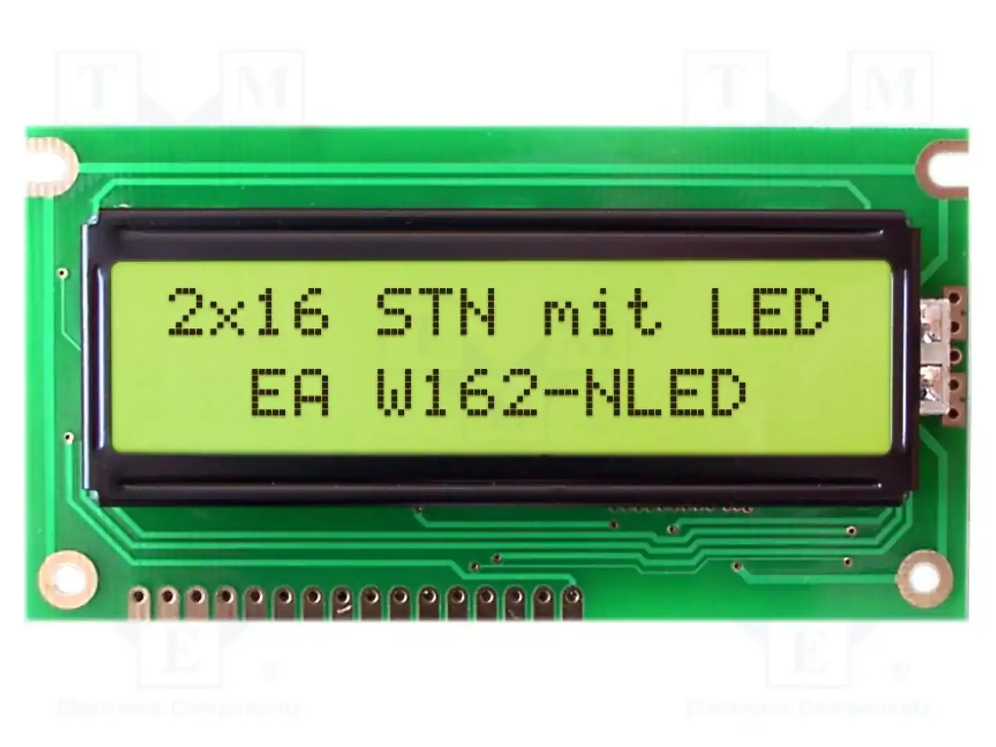 DISPLAY VISIONS EA W162-NLED — Дисплеи LCD буквенно-цифровые