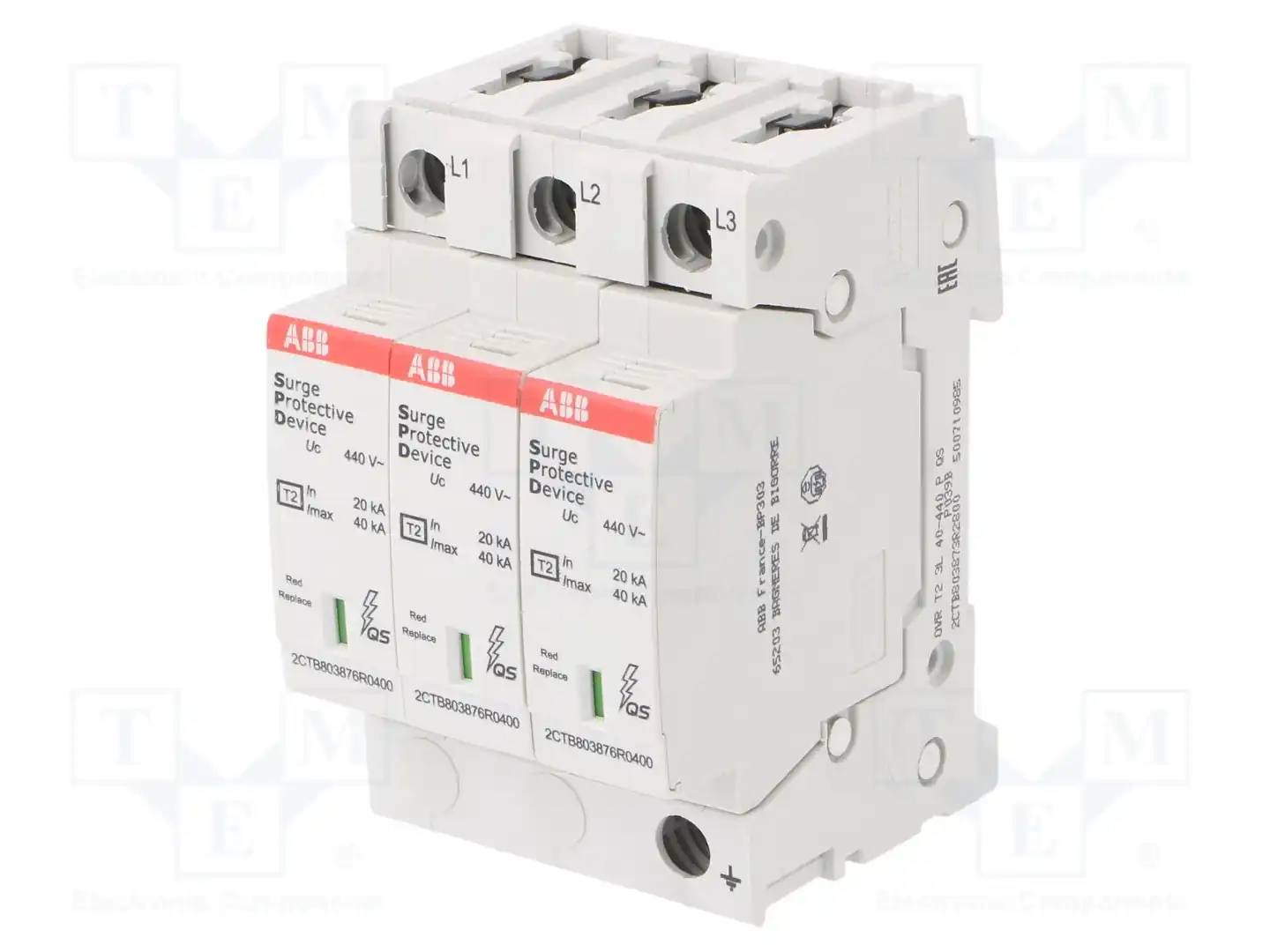 ABB OVR T2 3L 40-440 P QS — Ограничители перенапряжения
