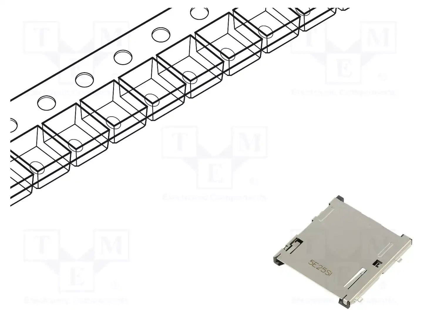 HIROSE DM1AA-SF-PEJ(82) — Разъeмы для карт