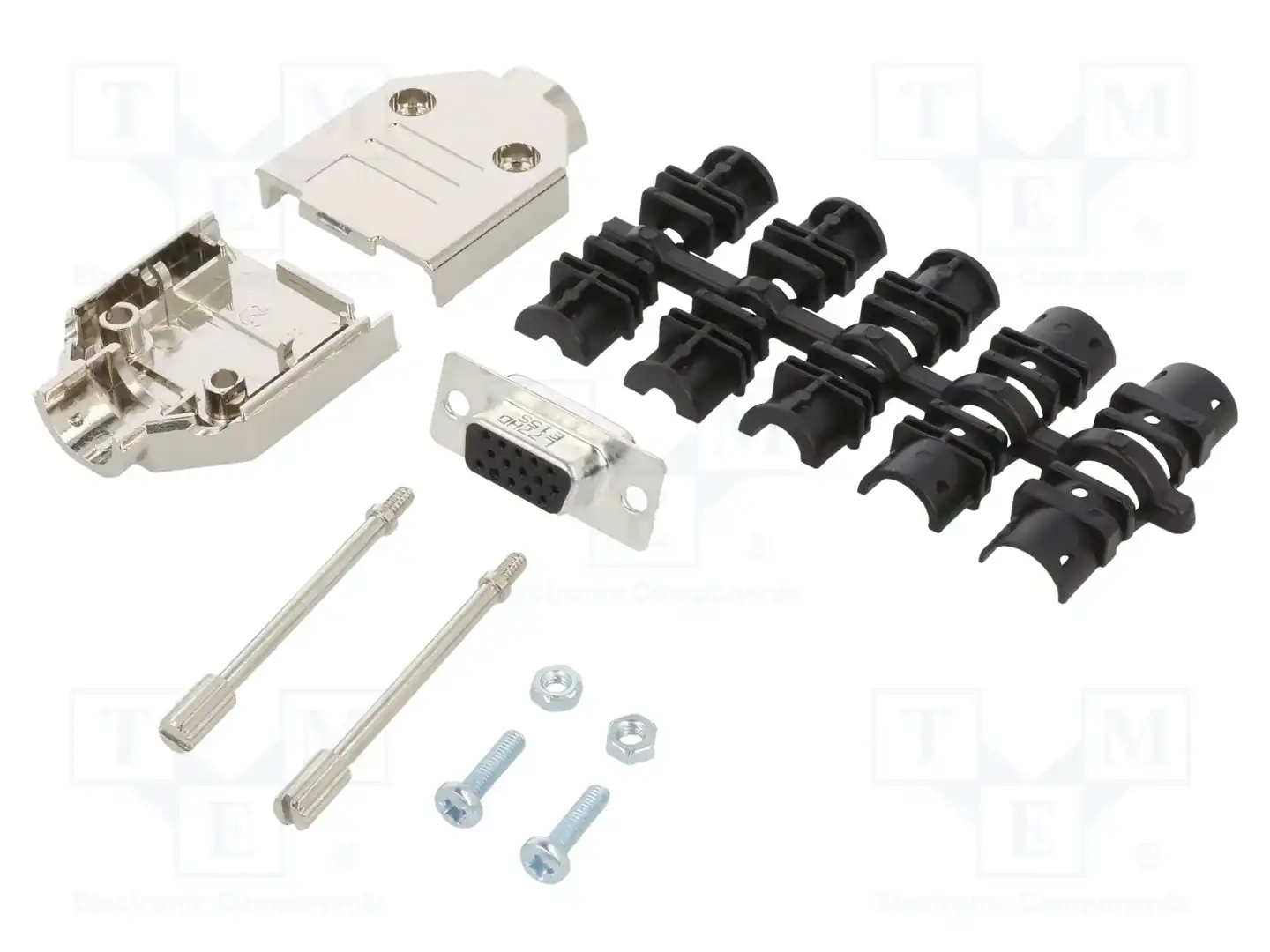 AMPHENOL COMMUNICATIONS SOLUTIONS L17DTPK-M-09+L77HDE15S — Комплектные штекеры D-Sub