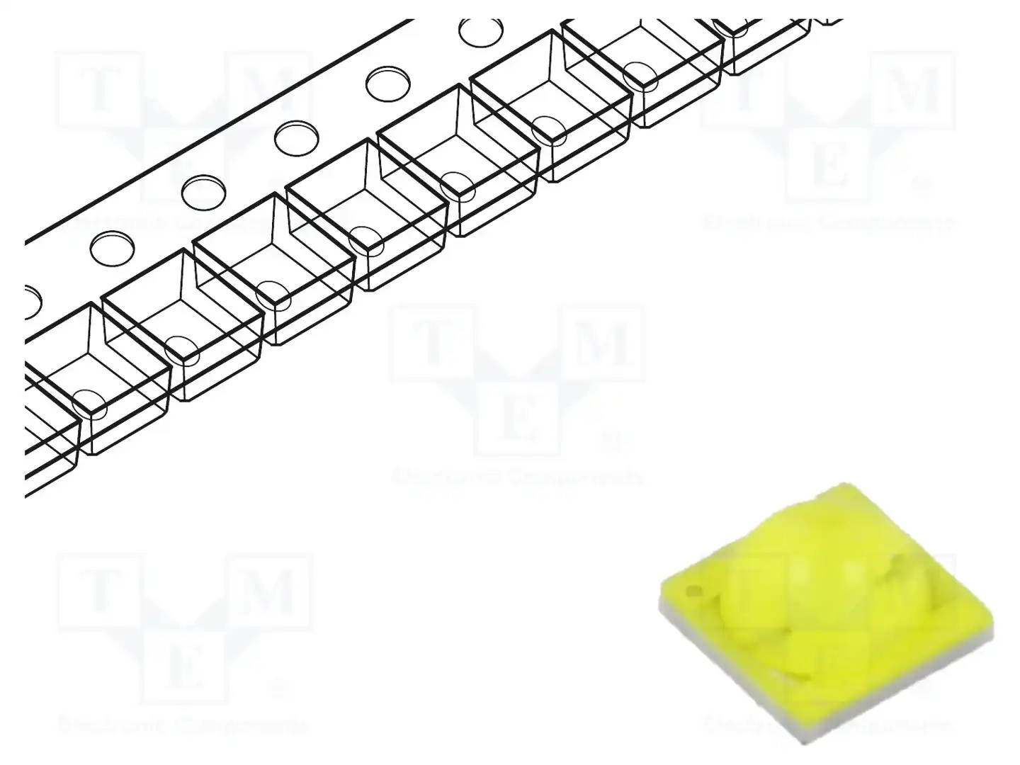 OPTOSUPPLY OSW43535C1H-700MA — Светодиоды мощности белые - Emitter