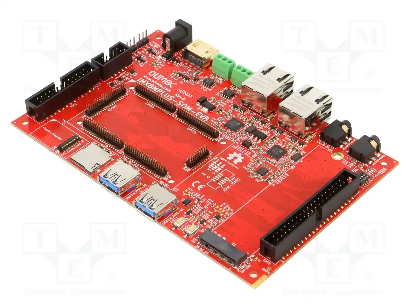 OLIMEX IMX8MP-SOM-EVB-IND — Наборы пусковые для систем NXP