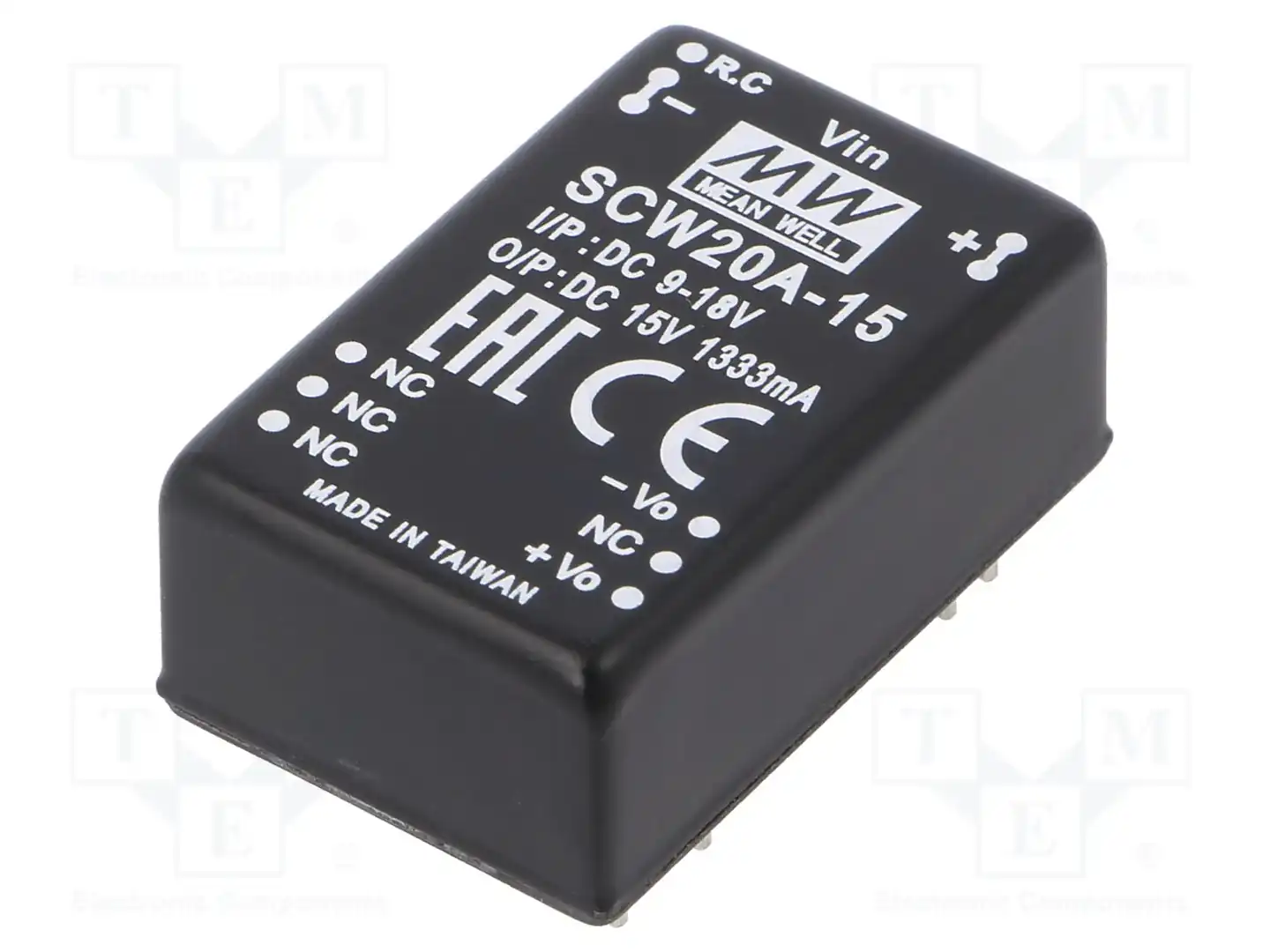 MEAN WELL SCW20A-15 — Преобразователи DC/DC