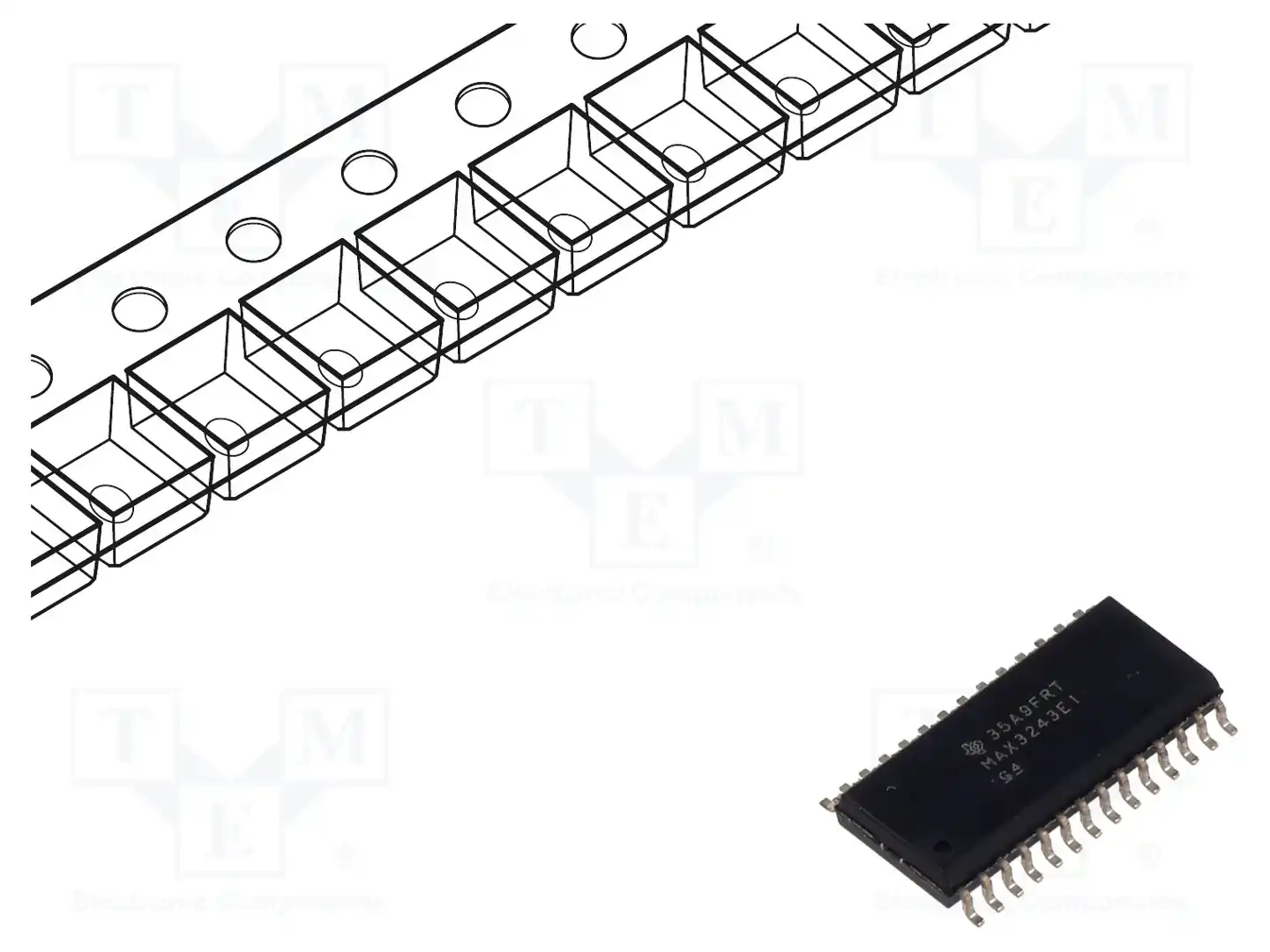 Texas Instruments MAX3243EIDWR — Микросхемы - RS232 / RS422 / RS485