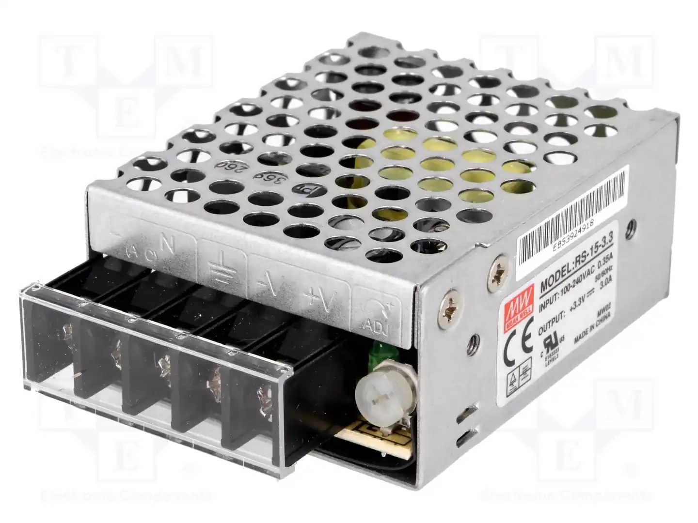 MEAN WELL RS-15-3.3 — Блоки питания для встраивания