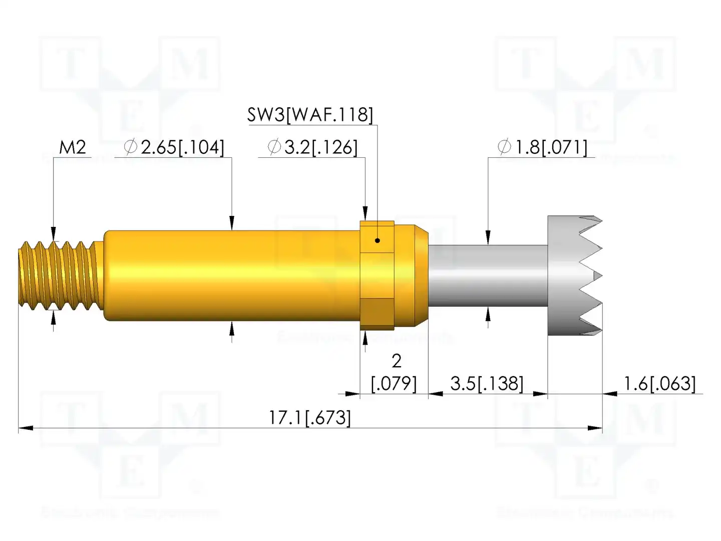 INGUN GKS-913 306 350 R 0802 M — Измерительные щупы