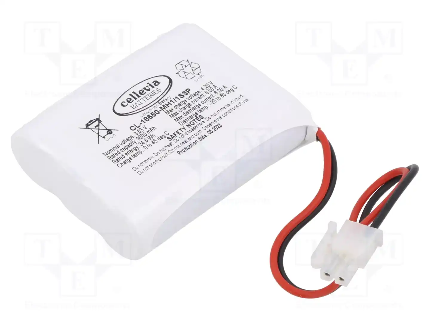 CELLEVIA BATTERIES CL-18650-MH1/1S3P — Аккумуляторы