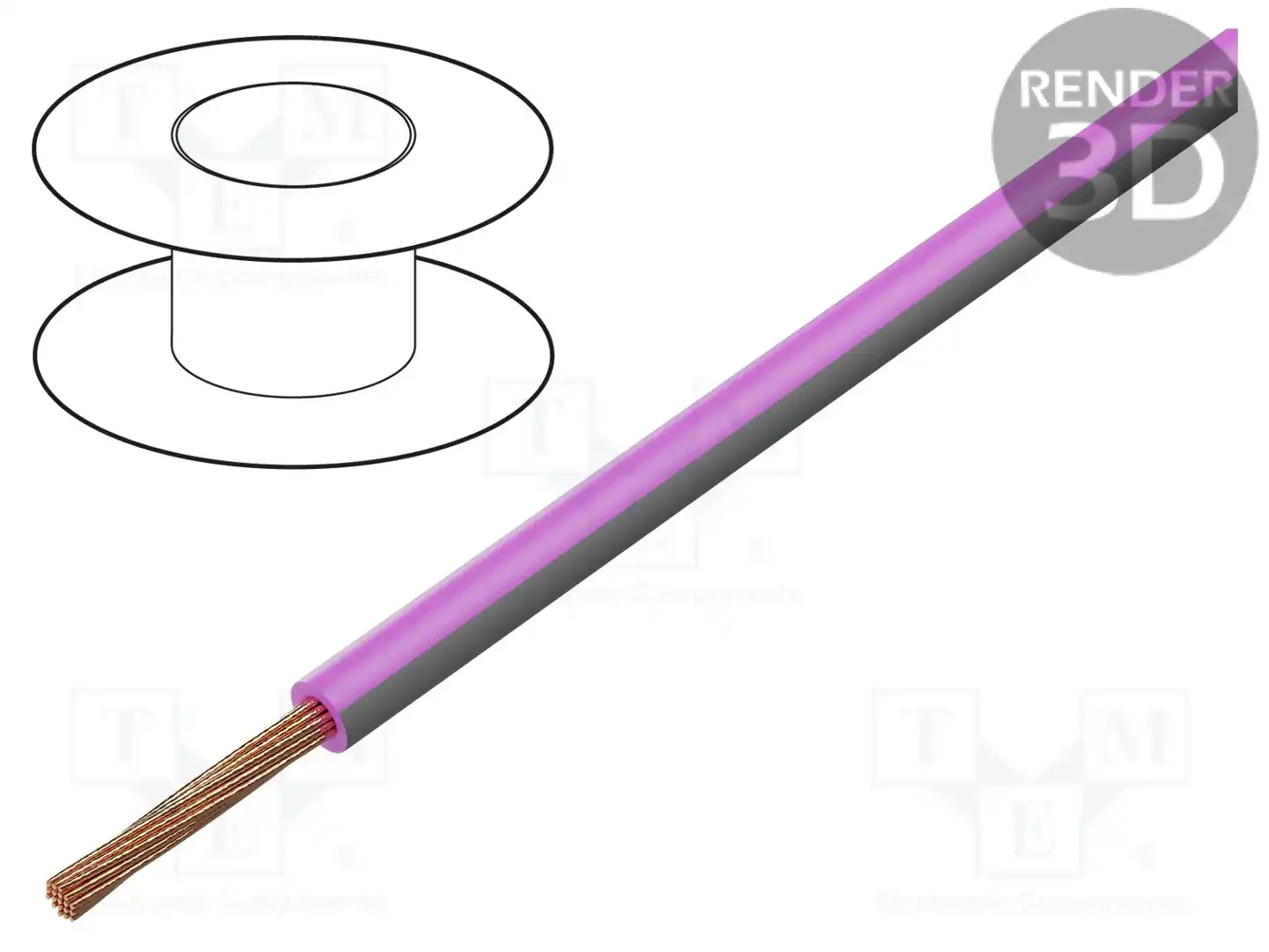 BQ CABLE LGY0.75-PK/GY — Провода одножильные - тросик