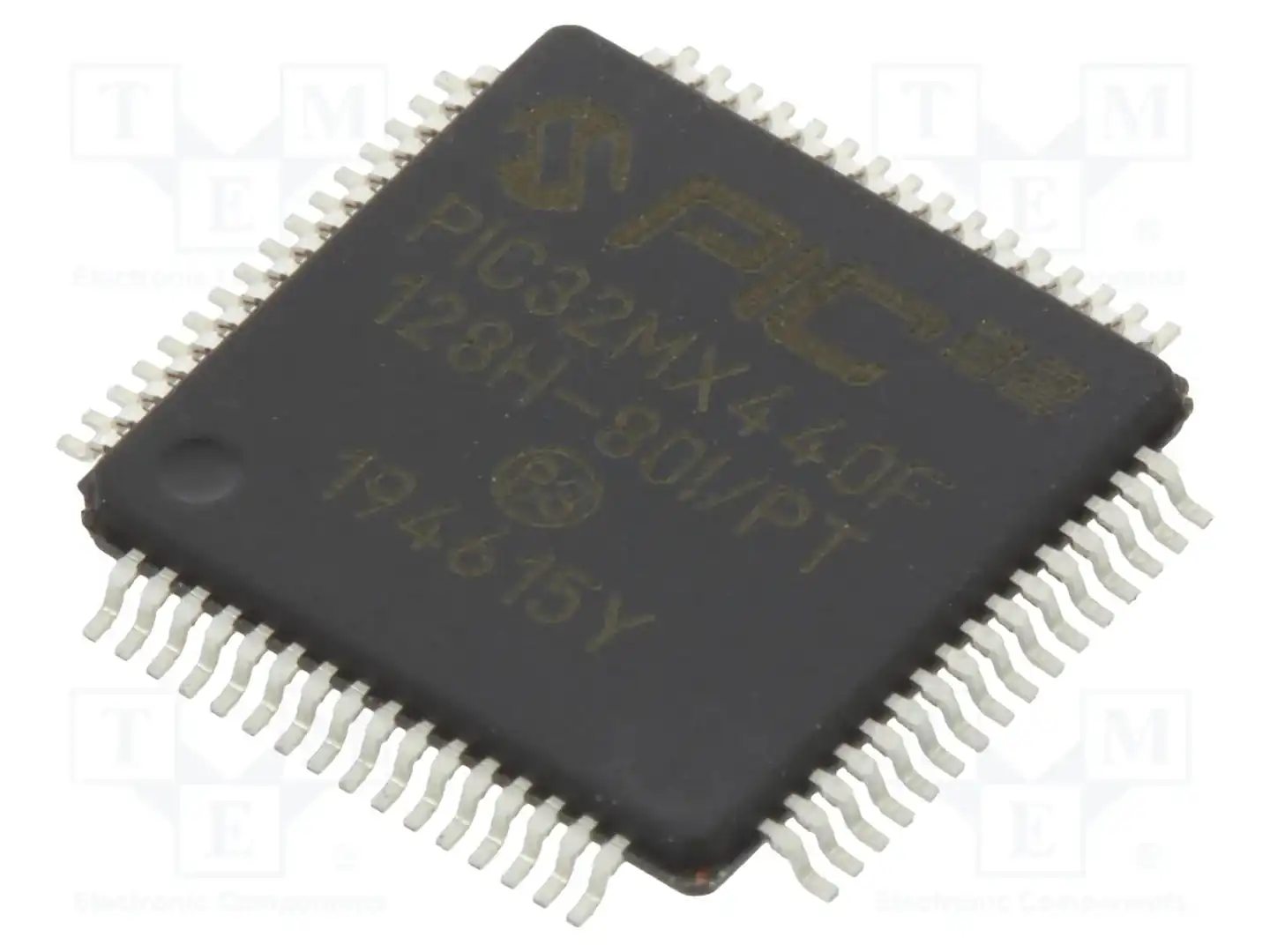 Microchip Technology PIC32MX440F128H-80I/PT — Линейка PIC32 32-bit