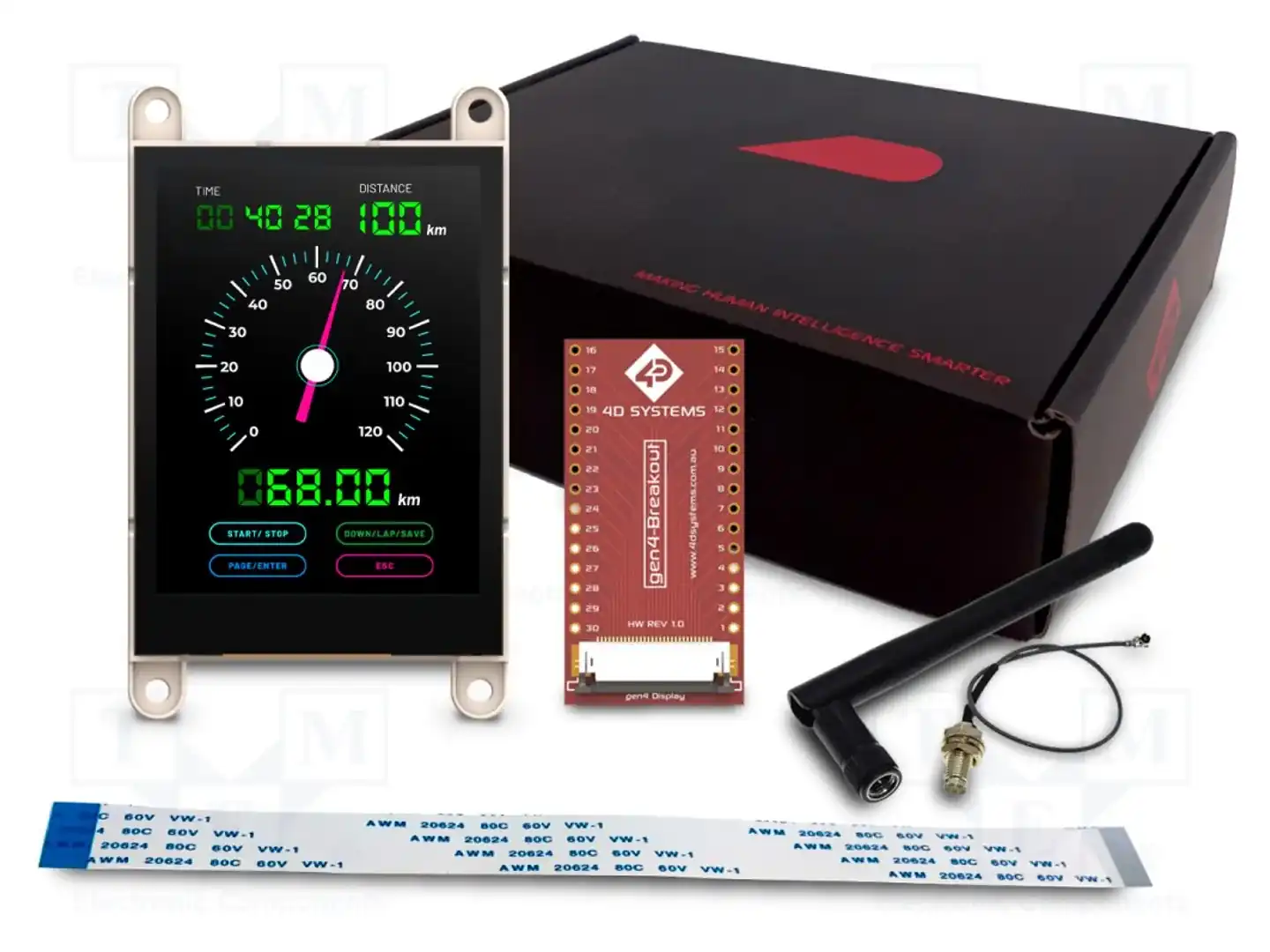 4D Systems GEN4-ESP32-28CT — Интеллигентные дисплеи