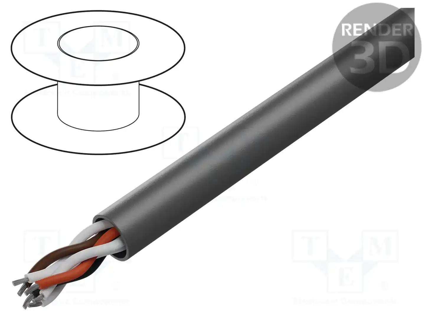 ALPHA WIRE 78092 SL001 — Провода многожильные неекранированные