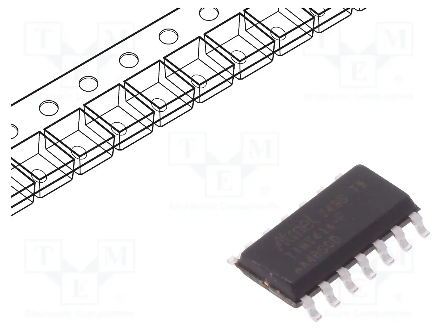 Microchip Technology ATTINY414-SSFR — Линейка AVR 8-bit