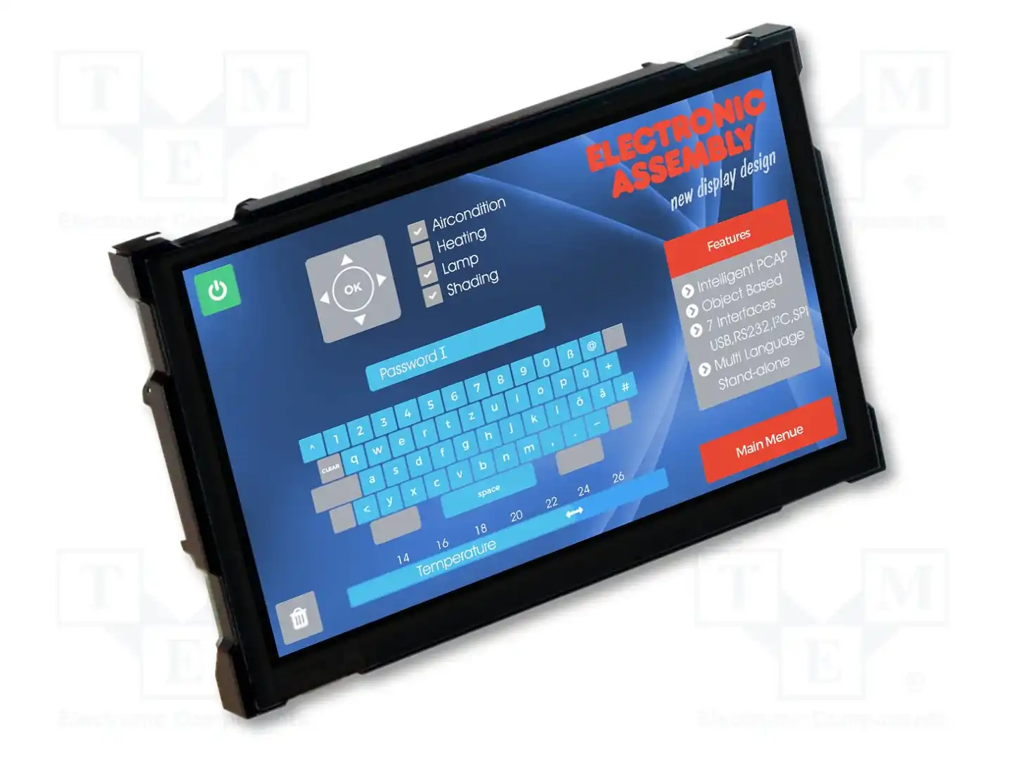DISPLAY VISIONS EA UNITFT050-A — Интеллигентные дисплеи