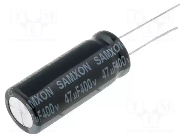 SAMXON KM 47U/400V — Конденсаторы электролитические THT