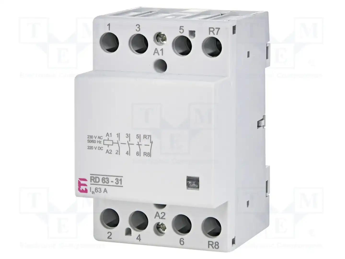 ETI POLAM RD 63-31-230V AC/DC — Контакторы - установочные модульные