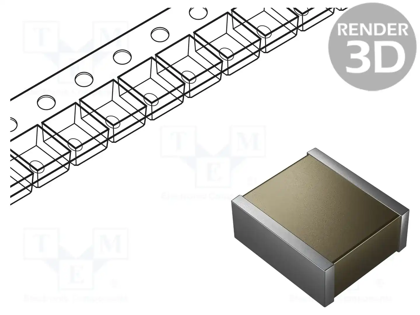 KEMET C2225C153KHRACTU — Конденсаторы MLCC SMD