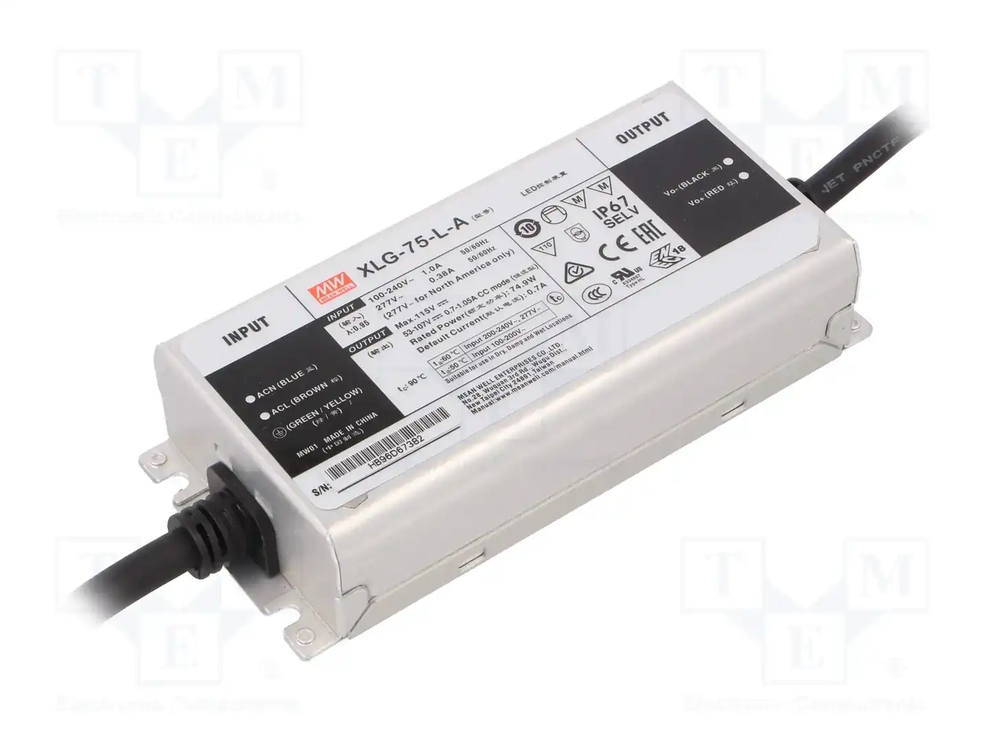 MEAN WELL XLG-75-L-A — Блоки питания для LED