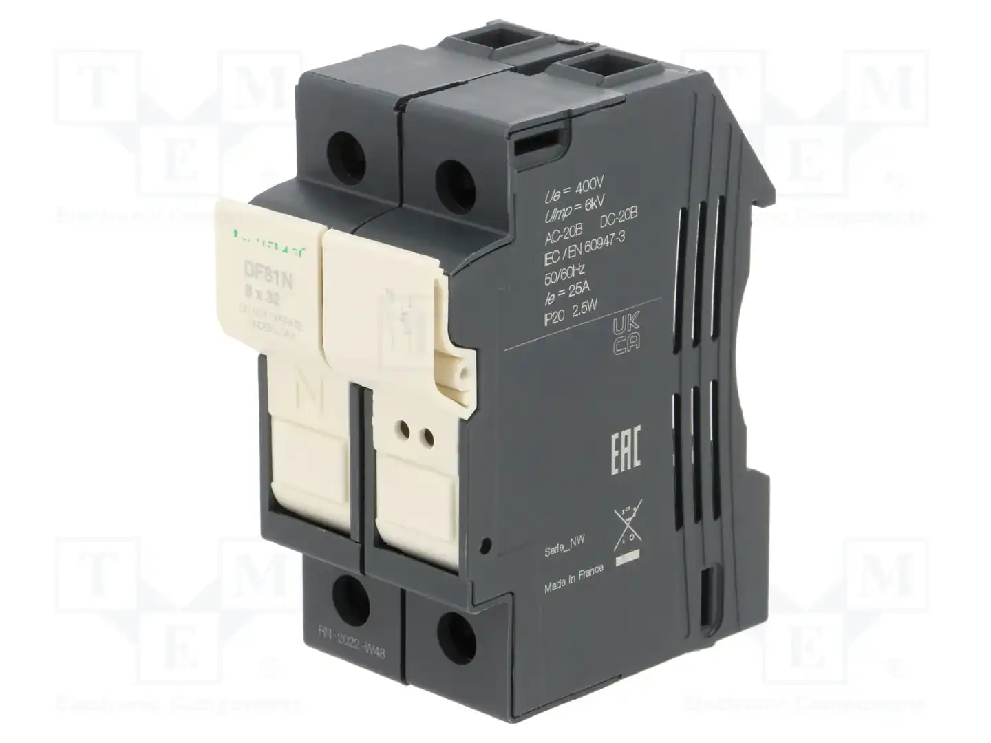 SCHNEIDER ELECTRIC DF81N — Гнезда предохранительные на DIN-рейку