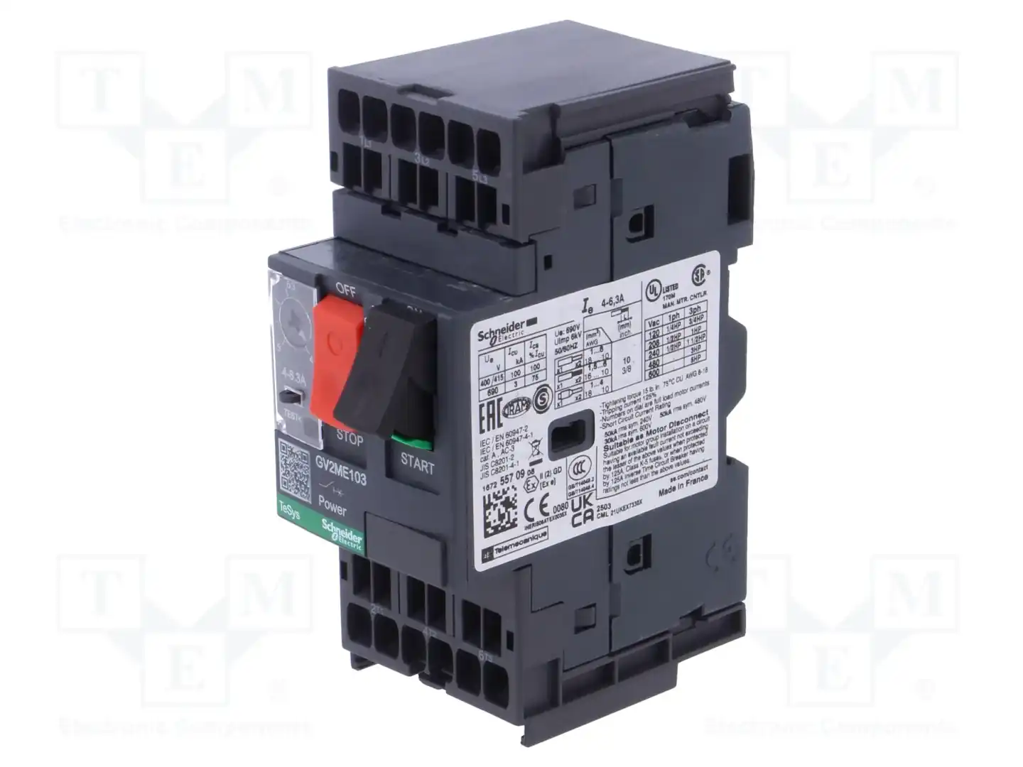 SCHNEIDER ELECTRIC GV2ME103 — Выключатели двигательные