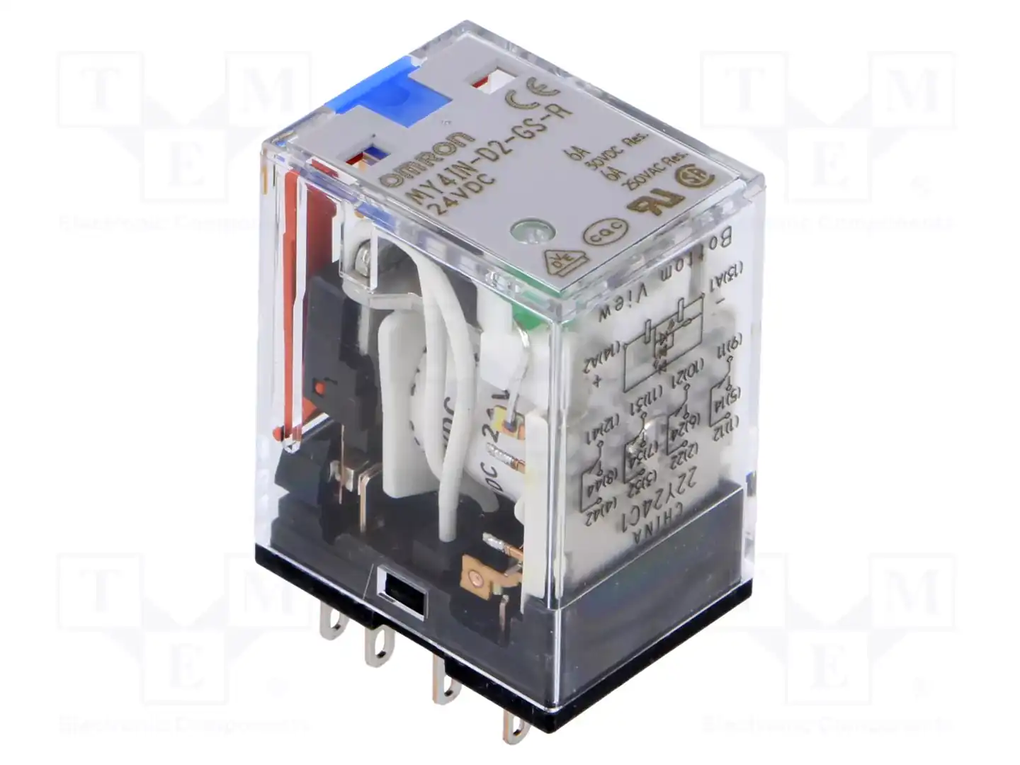 OMRON MY4IN-D2-GS-R DC24 — Реле электромагн. промышленные