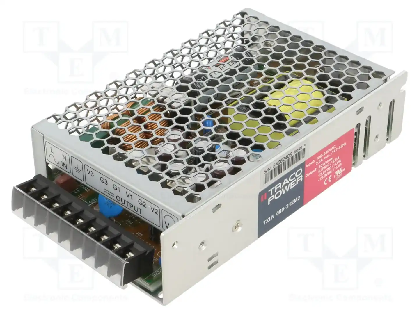TRACO POWER TXLN 080-312M2 — Блоки питания для встраивания