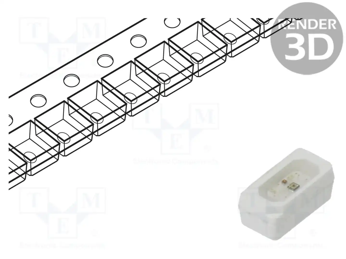OPTOSUPPLY OSB6CVS3C1A — Светодиоды SMD цветные