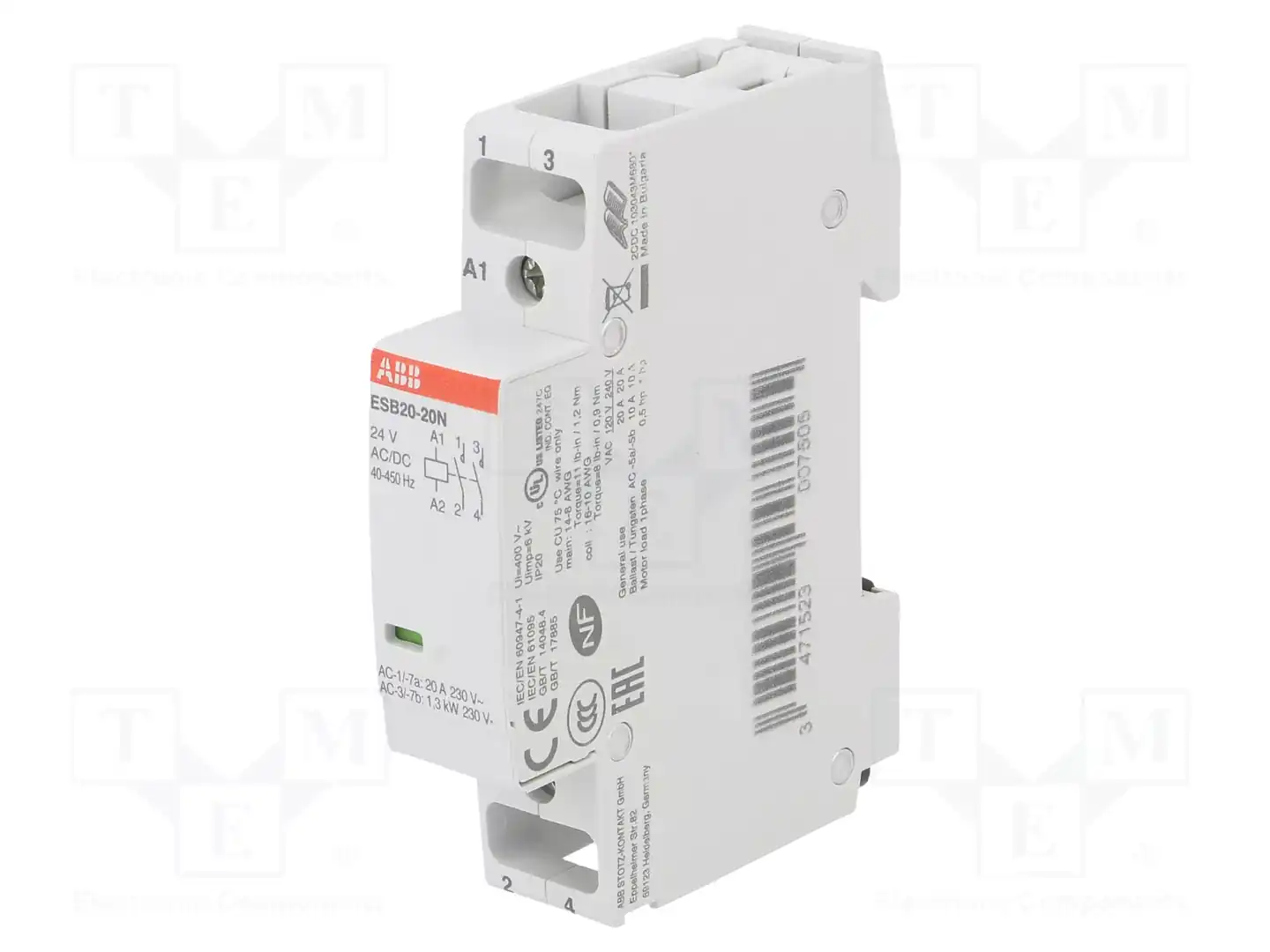ABB 1SBE121111R0120 — Контакторы - установочные модульные