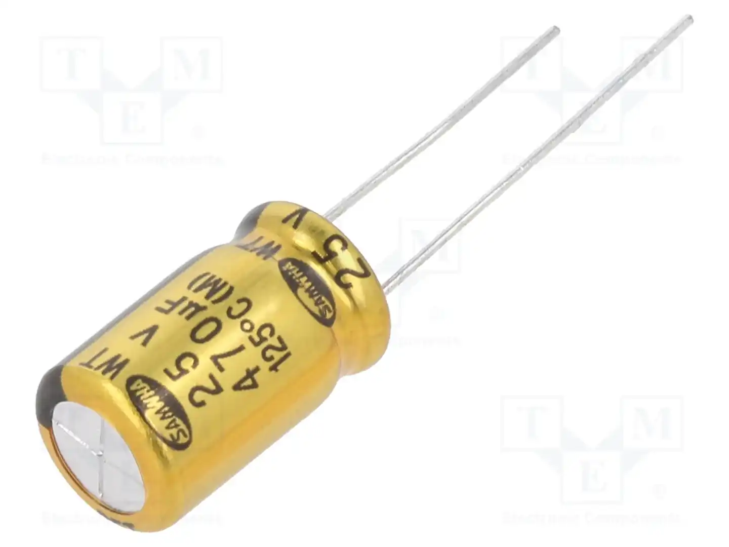 SAMWHA WT1E477M10016PA — Конденсаторы электролитические THT