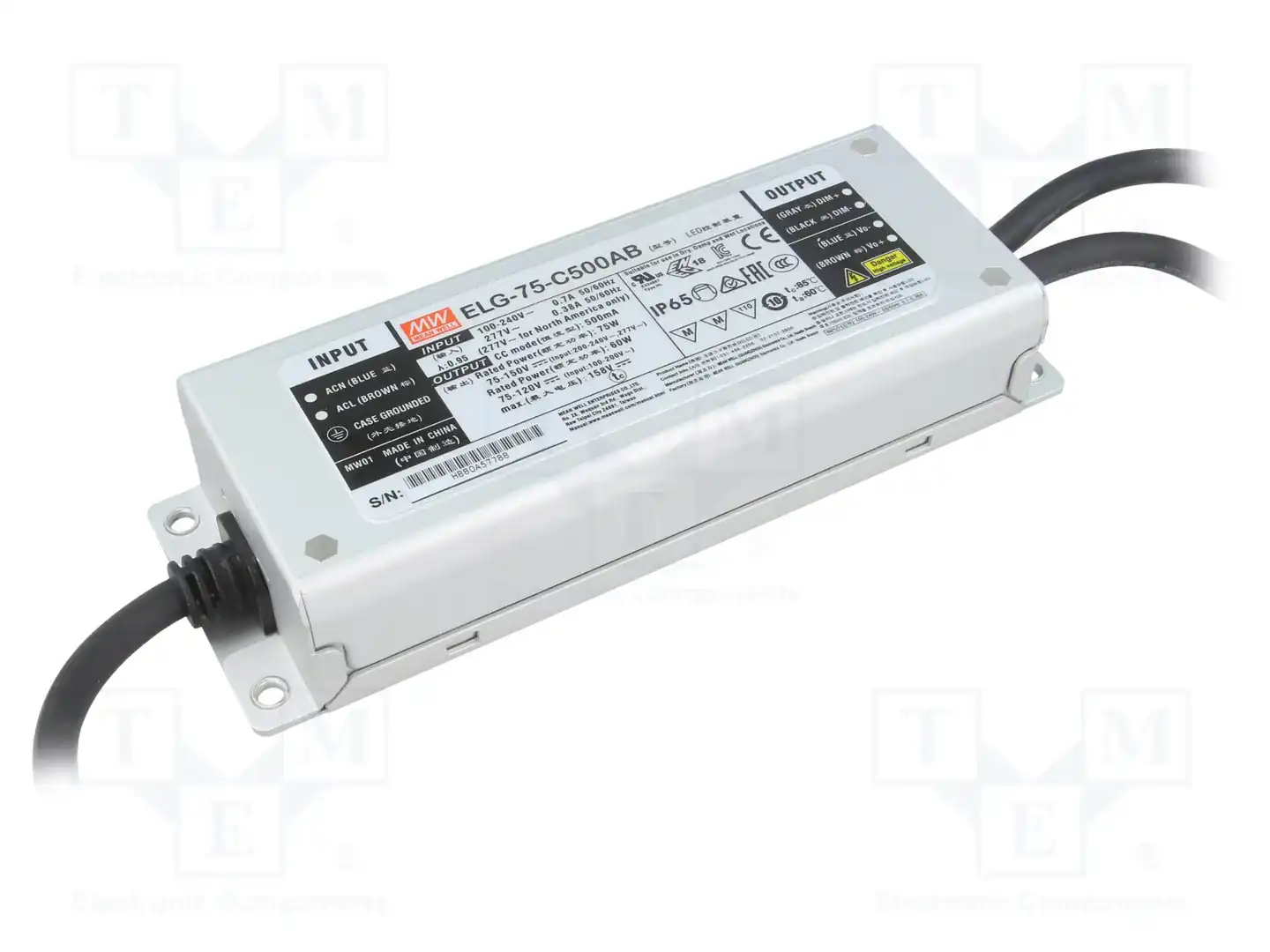 MEAN WELL ELG-75-C500AB — Блоки питания для LED