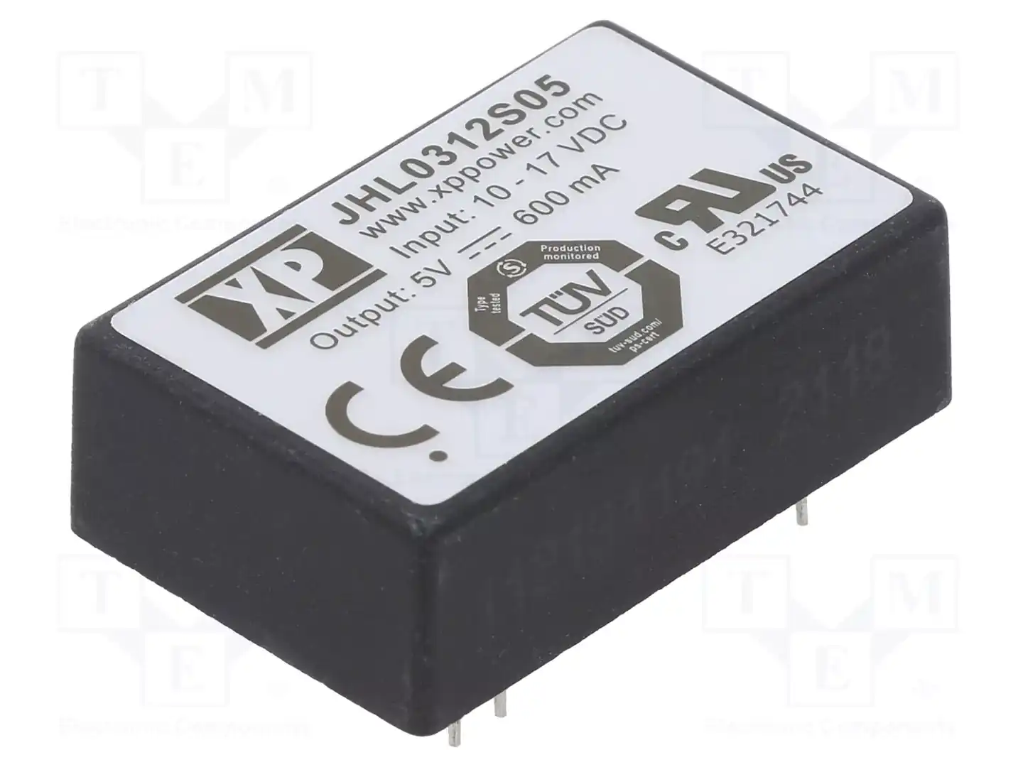 XP POWER JHL0312S05 — Преобразователи DC/DC
