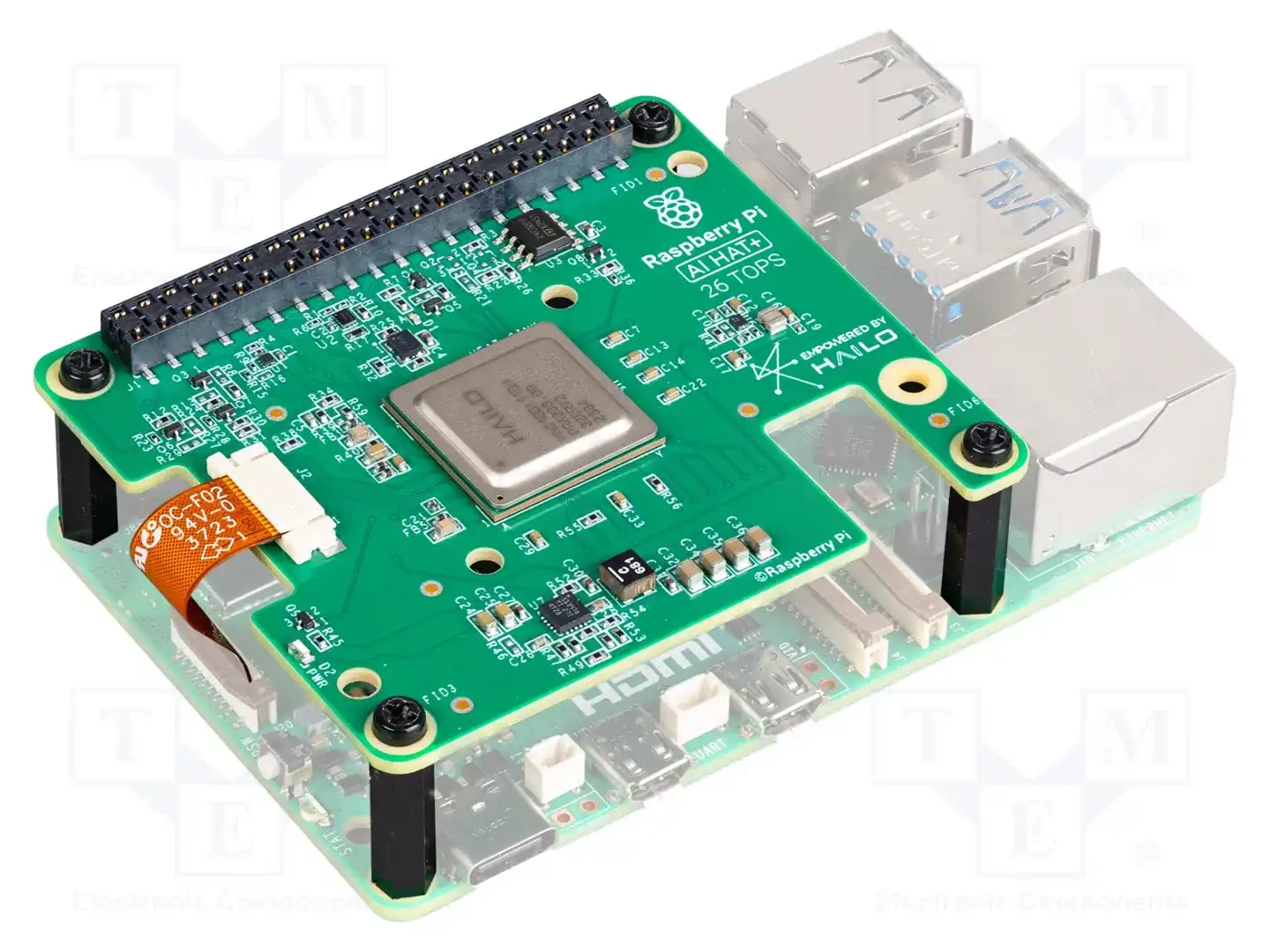 RASPBERRY PI RASPBERRY PI AI HAT+ 13 TOPS — аксессуары AI HAT+ 13 TOPS