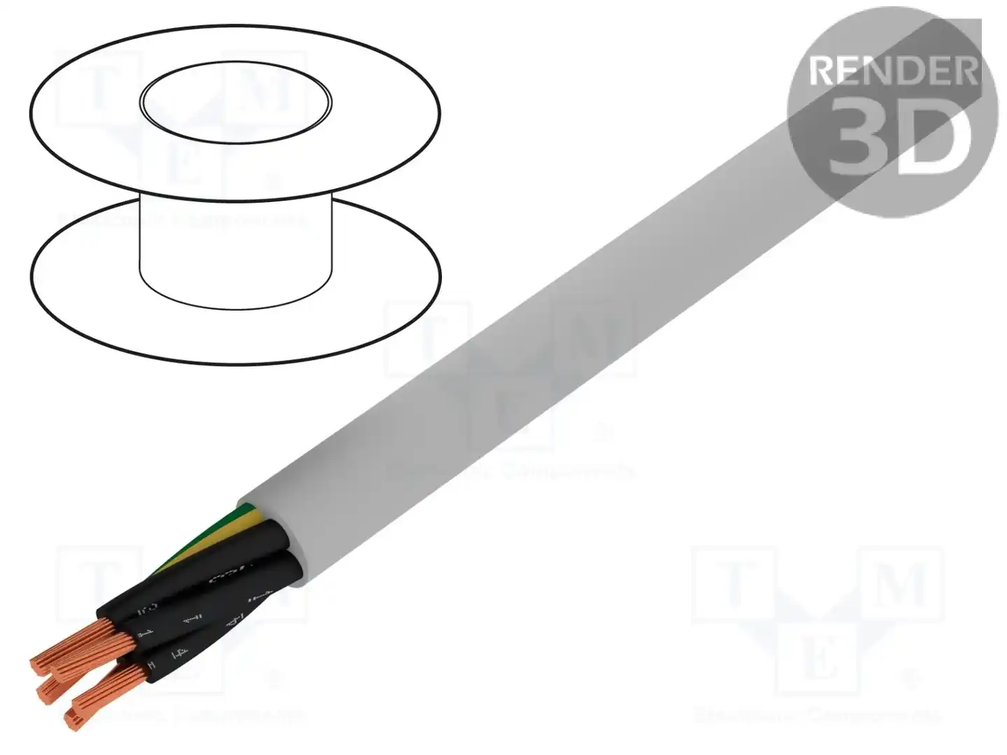 ALPHA WIRE 470051YY GE033 — Провода многожильные неекранированные