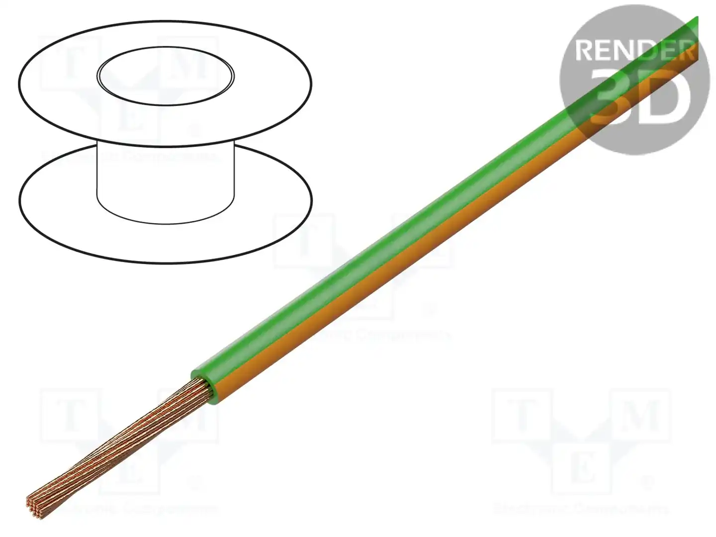 BQ CABLE LGY0.75-GR/OR — Провода одножильные - тросик