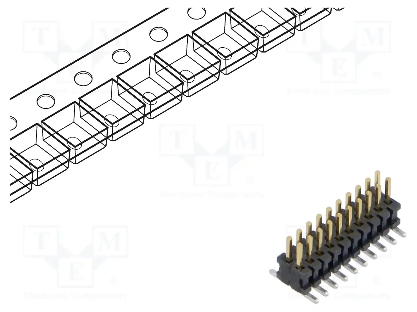 SAMTEC FTSH-110-01-F-DV-P-FR — Разъeмы пластина - пластина