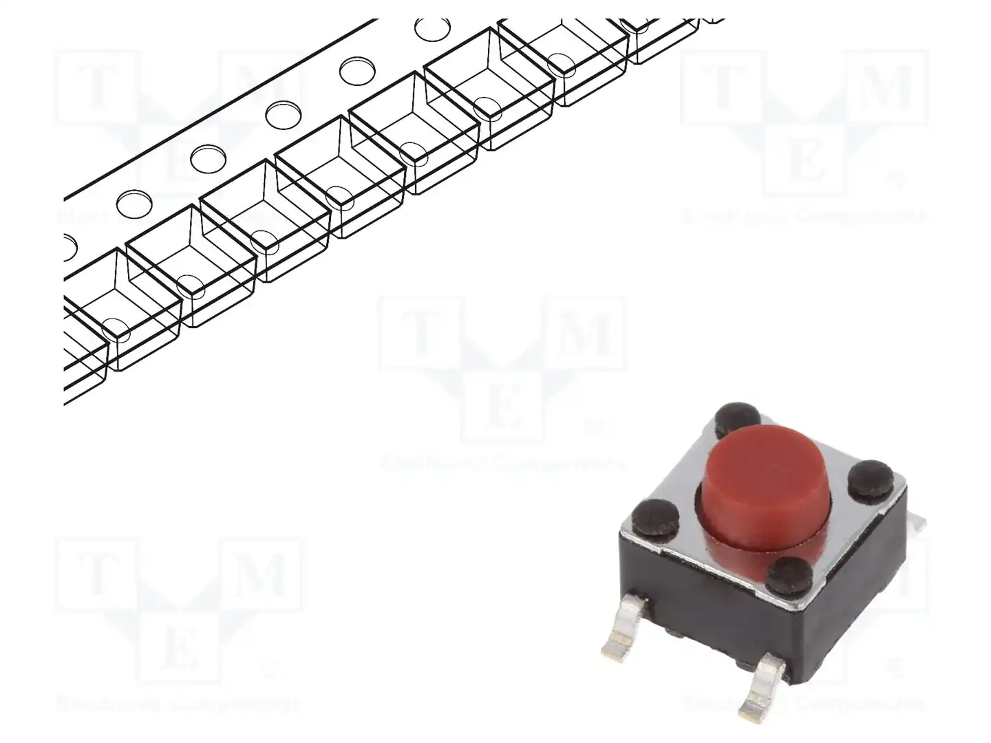 C&K PTS645SK50SMTR92 LFS — Микропереключатели TACT