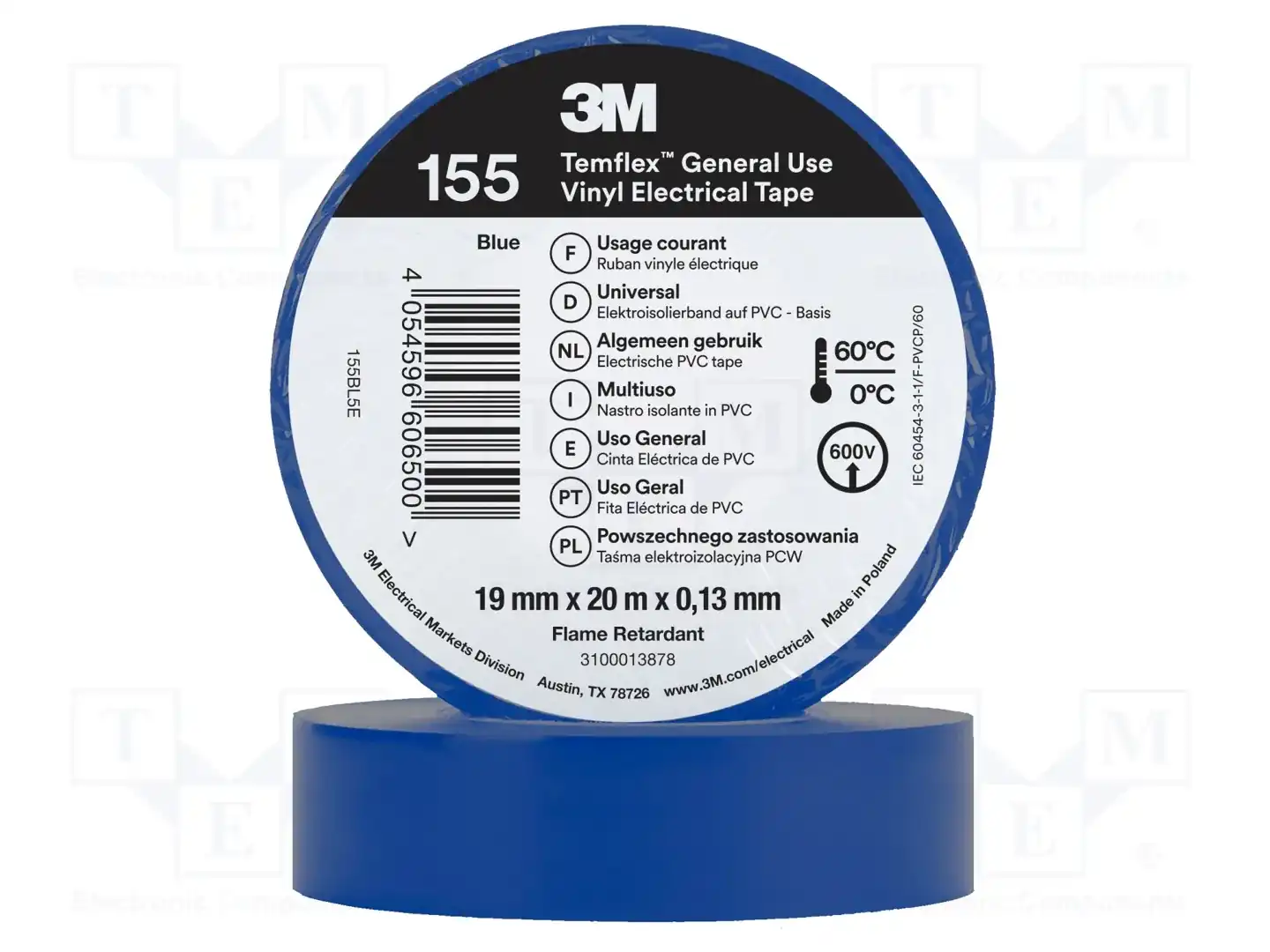 3M 155BL5E TEMFLEX — Ленты изоляционные