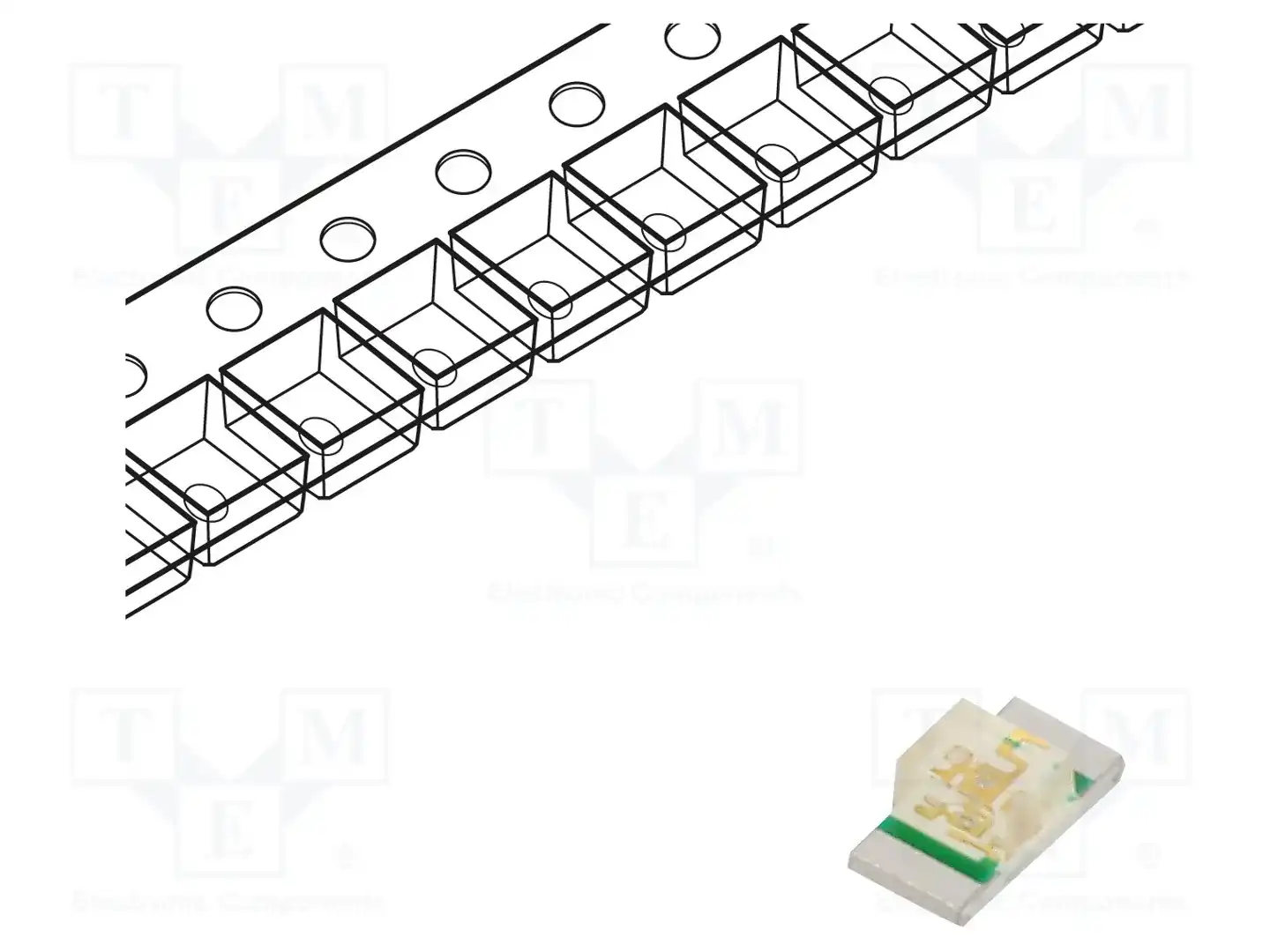 KINGBRIGHT ELECTRONIC KPTR-3216ZGC — Светодиоды SMD цветные