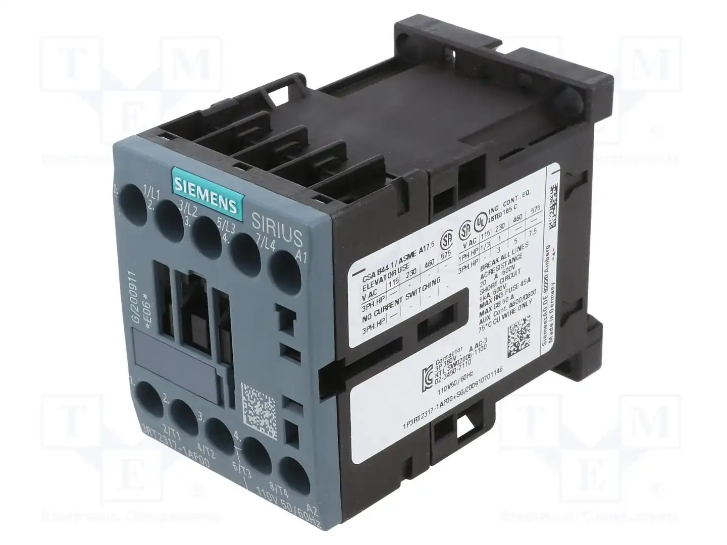 SIEMENS 3RT2317-1AF00 — Контакторы - главные модули