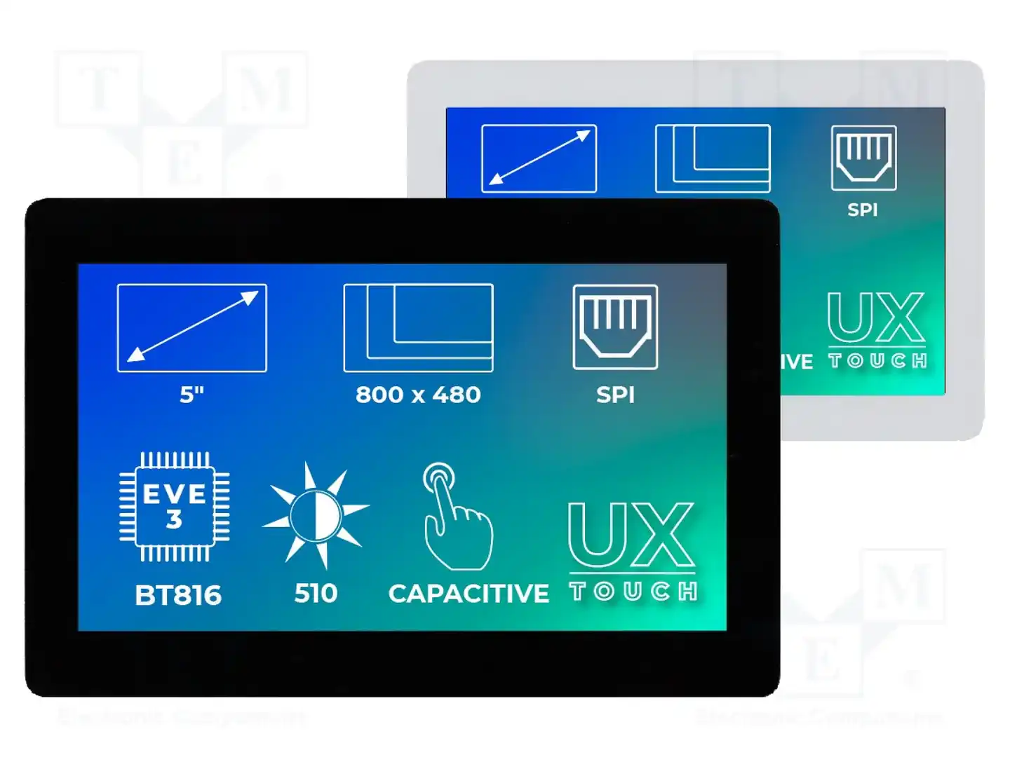 Riverdi RVT50UQBNWC01 — Интеллигентные дисплеи