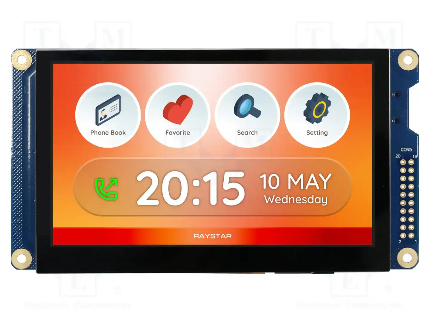 RAYSTAR OPTRONICS RFE430W-EYW-DSG — Интеллигентные дисплеи