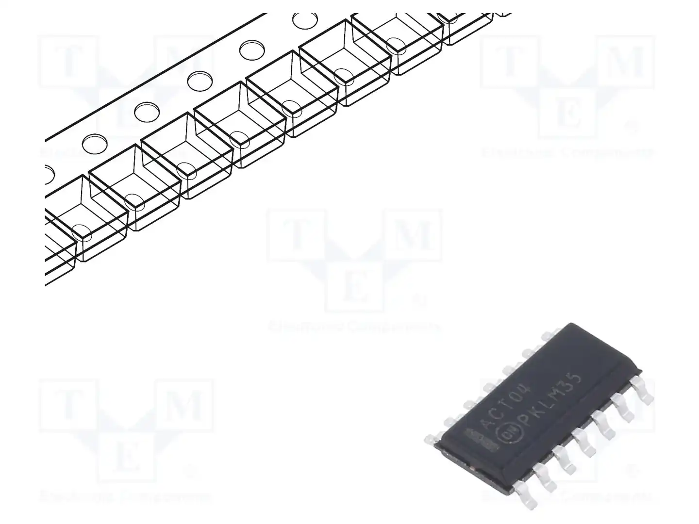 onsemi 74ACT04SCX — Ворота, инверторы