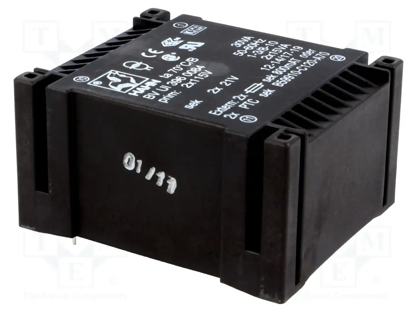 HAHN BV UI 396 0084 — Трансформаторы PCB