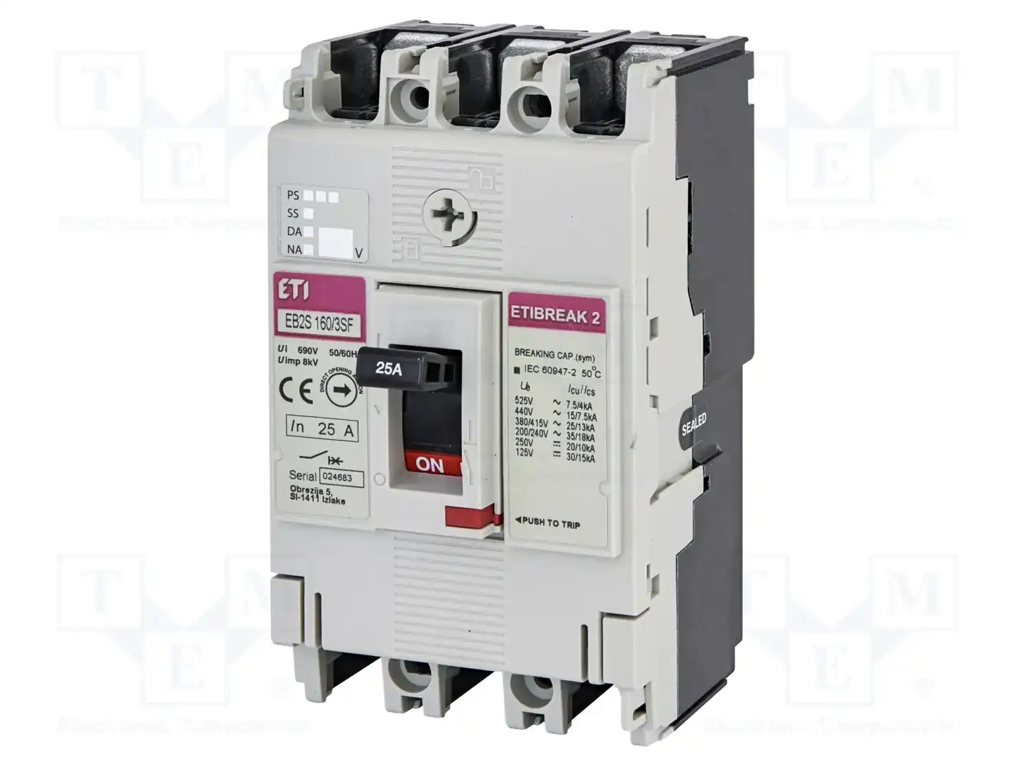 ETI POLAM EB2S 160/3SF 25A 3P — Разъединители