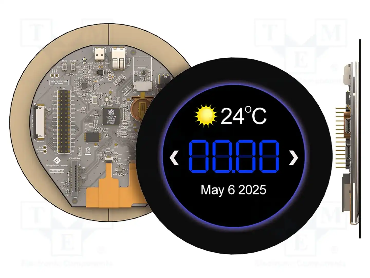 4D Systems ESP32-P4-34RCT-CLB — Интеллигентные дисплеи