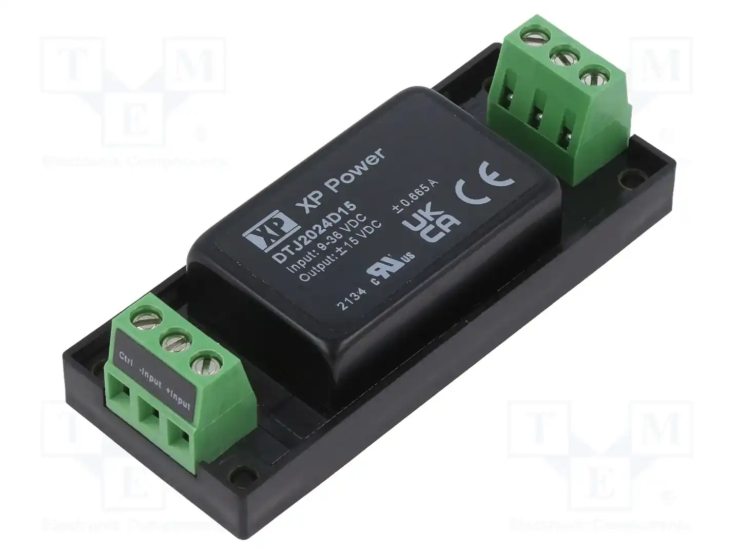 XP POWER DTJ2024D15 — Преобразователи DC/DC