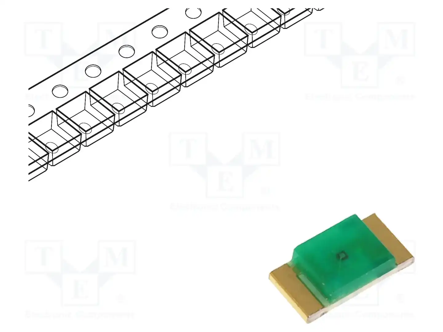 KINGBRIGHT ELECTRONIC KPT-3216SGD — Светодиоды SMD цветные