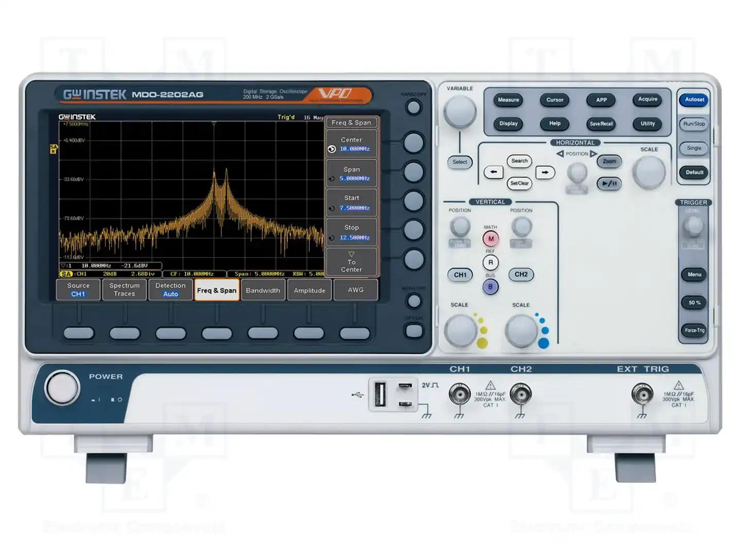 GW INSTEK MDO-2202AG — Осциллоскопы цифровые