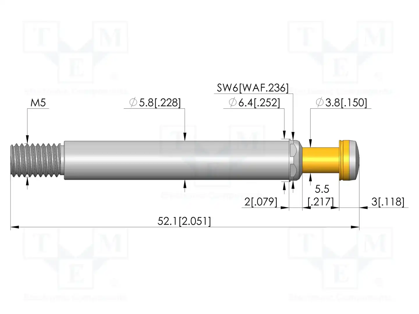 INGUN HSS-623 305 600 S 7002 M — Измерительные щупы