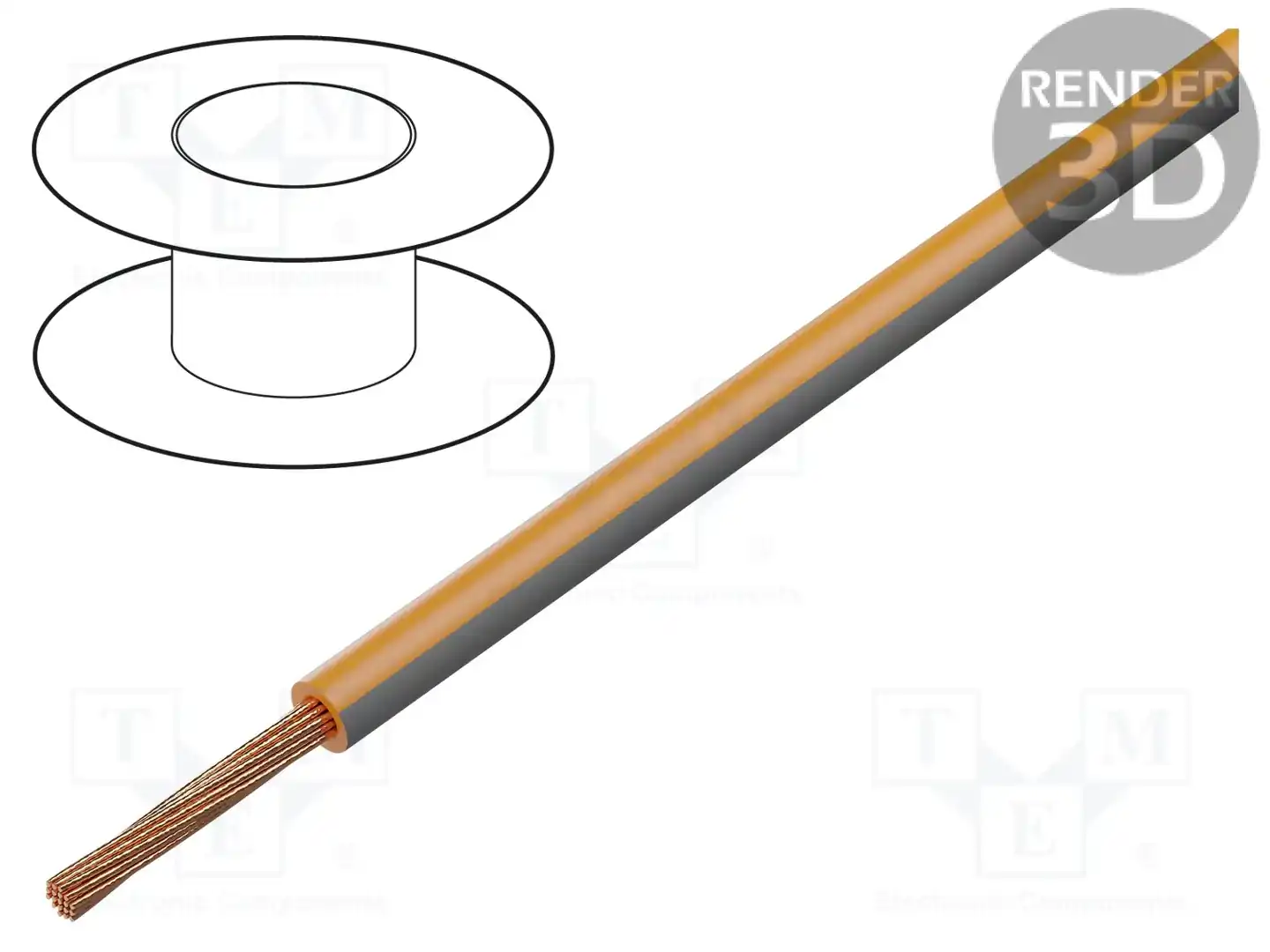 BQ CABLE LGY2.5-OR/GY — Провода одножильные - тросик