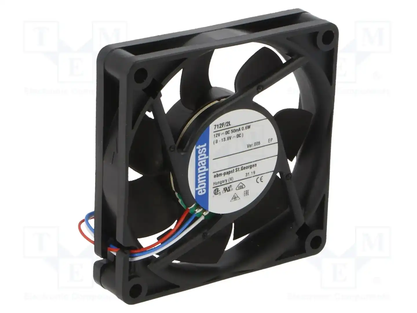 EBM-PAPST 712F/2L-005 — Вентиляторы DC 12V